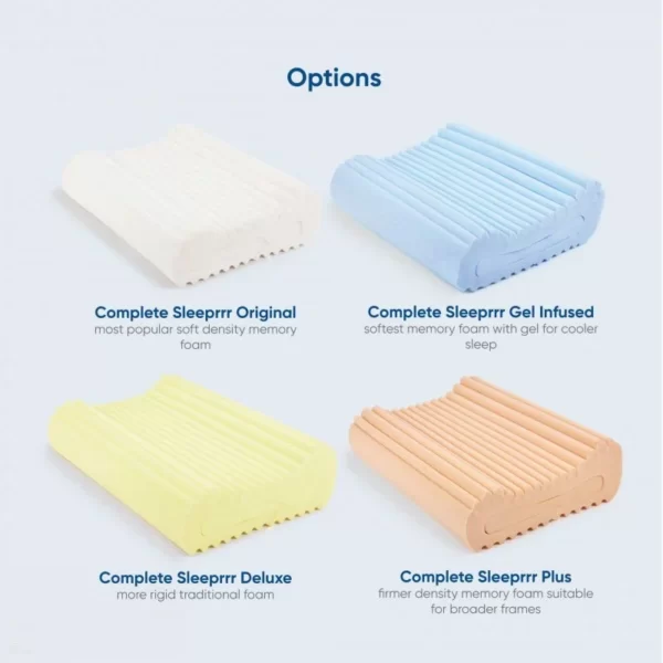 Complete Sleeeprrr Original pillow options